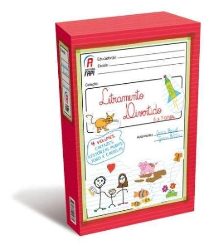 Coleção Letramento Divertido 6 E 7 Anos (4 Livros +cartazes)